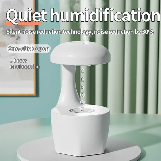New Arrival Portable 800ml H2o Anti Gravity Usb Air Water Droplet Cool Mist Smooth Sailing Aromatherapy Humidifier For Bedroom - Neiko&